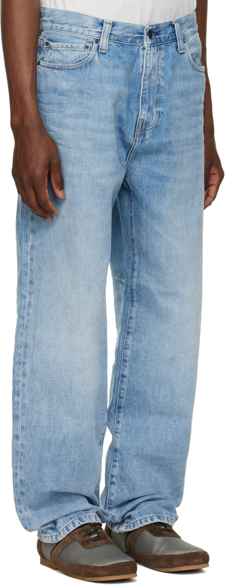 Carhartt Work In Progress Blue Aaron Jeans