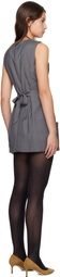 GUIZIO Gray Rowan Minidress