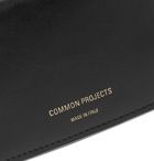 Common Projects - Logo-Print Leather Wallet - Black