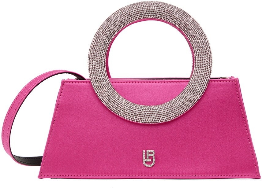 Les Petits Joueurs Pink Trapezio Pochette Bag