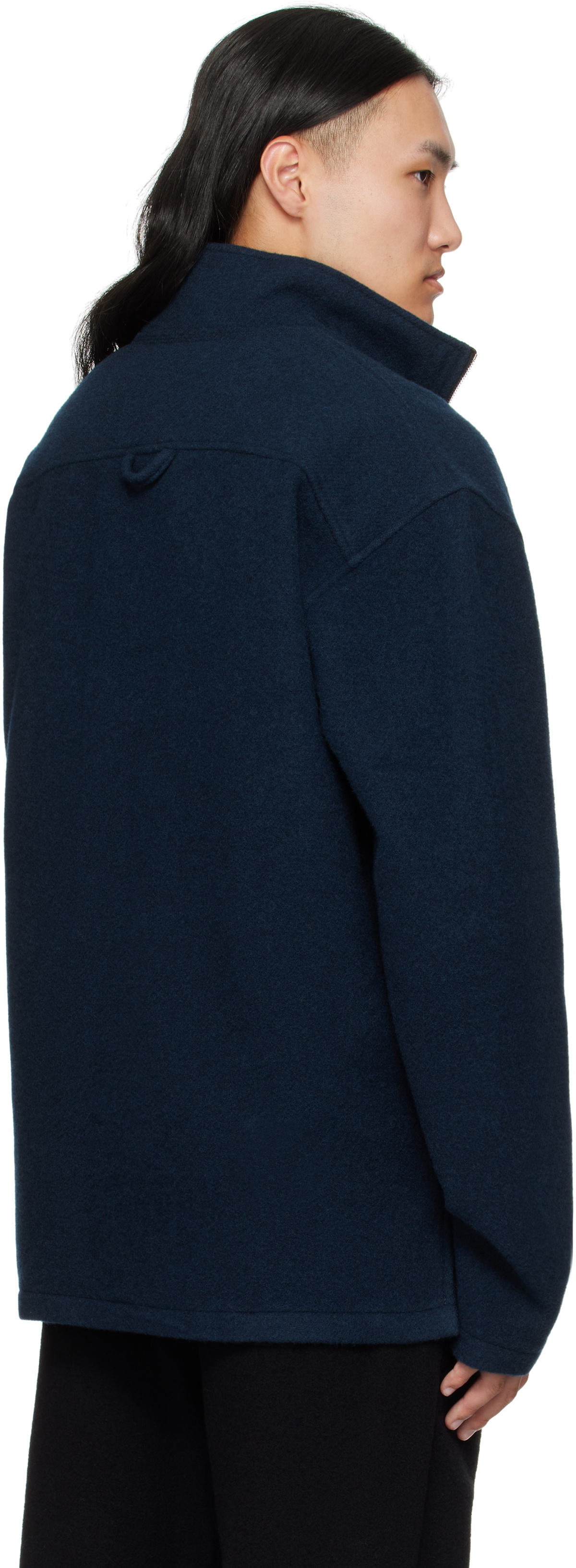 Rier Navy Fleece Sweater