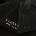 Clarks Originals Men's Desert Trek in Black Suede