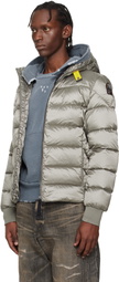 Parajumpers Green Pharrell Hooded Down Jacket