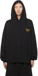 VETEMENTS Black 'Vetements Click Here' Hoodie