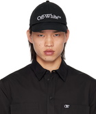 Off-White Black Drill Logo Bookish Cap