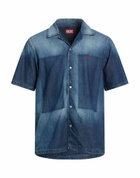Diesel Mens Denim shirt in Blue