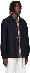 Jil Sander Navy Cotton Jacket