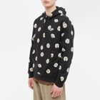 Nike Men's Floral Popover Hoody in Black/White