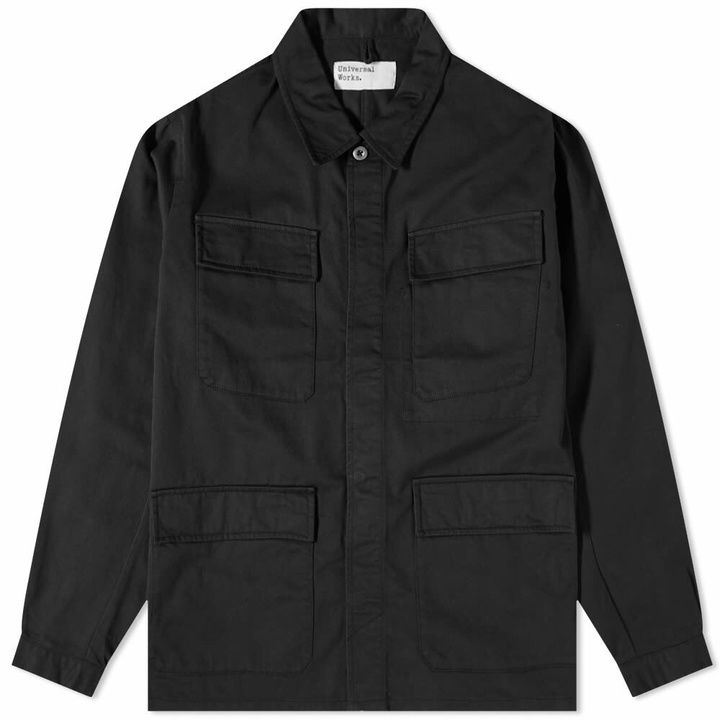 Photo: Universal Works Men's MW Fatigue Jacket in Black