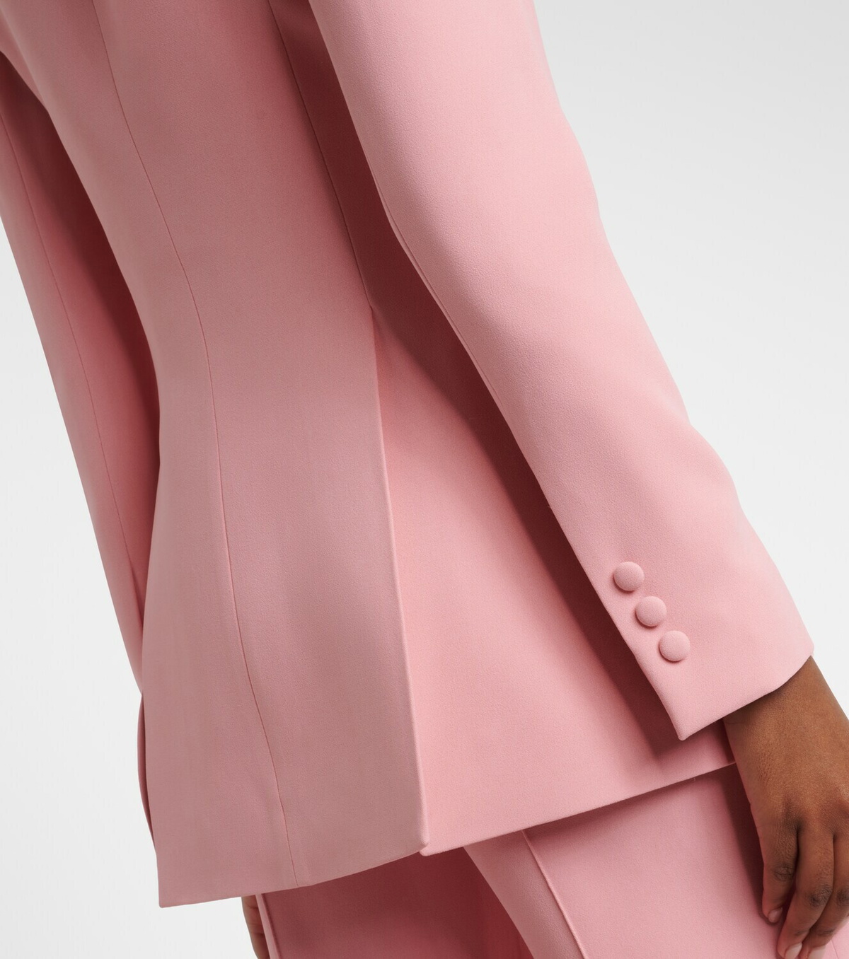 Elie Saab Floral-appliqué cady blazer