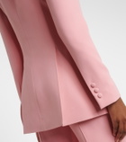 Elie Saab Floral-appliqué cady blazer