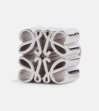 Loewe - Anagram sterling silver stud earrings