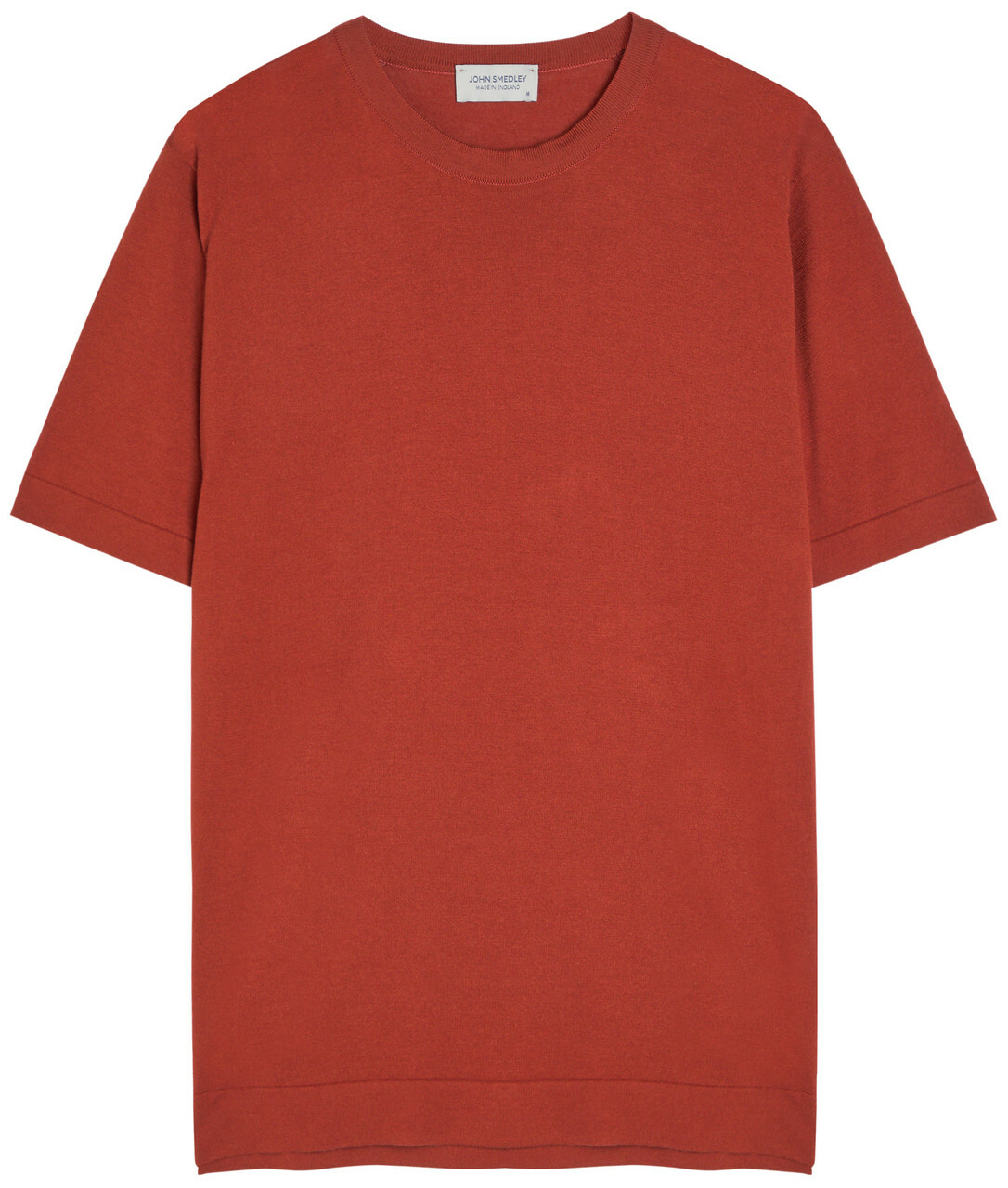 John Smedley Lorca Fine-knit Cotton T-shirt Red
