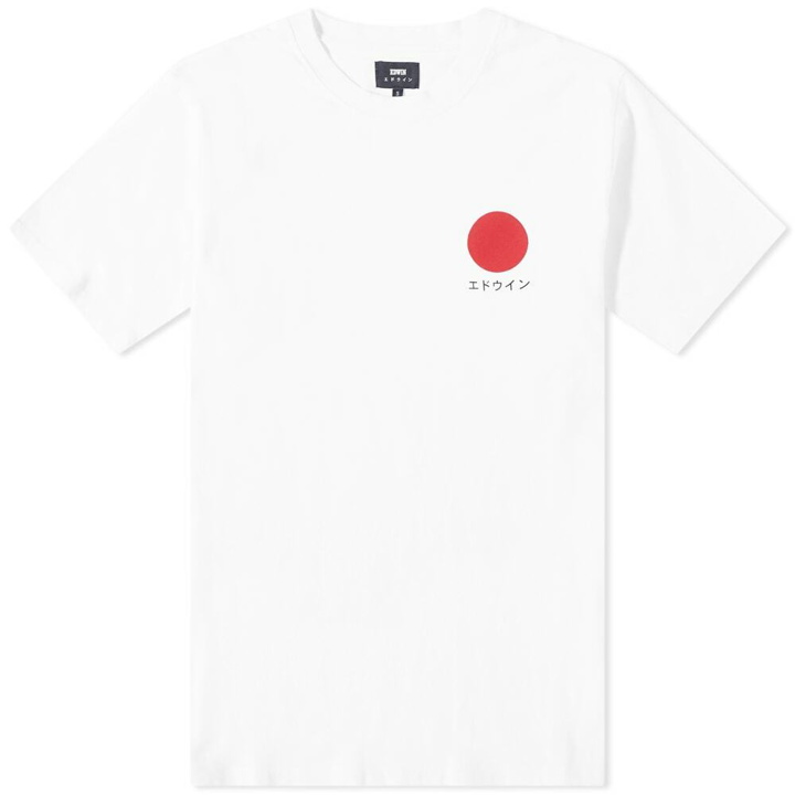 Photo: Edwin Men's Japanese Sun T-Shirt in White