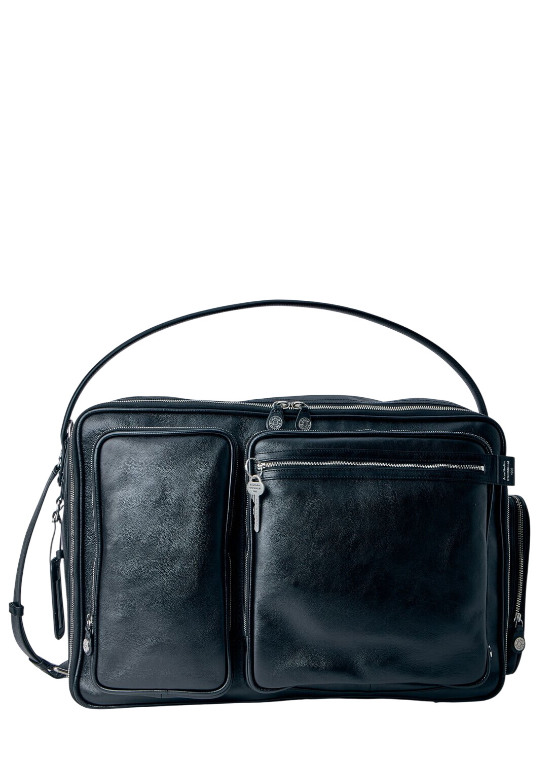 Acne Studios Off-White and Tan Weekender Tote Acne Studios
