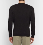 Ermenegildo Zegna - Slim-Fit Mélange Cashmere Sweater - Men - Dark brown