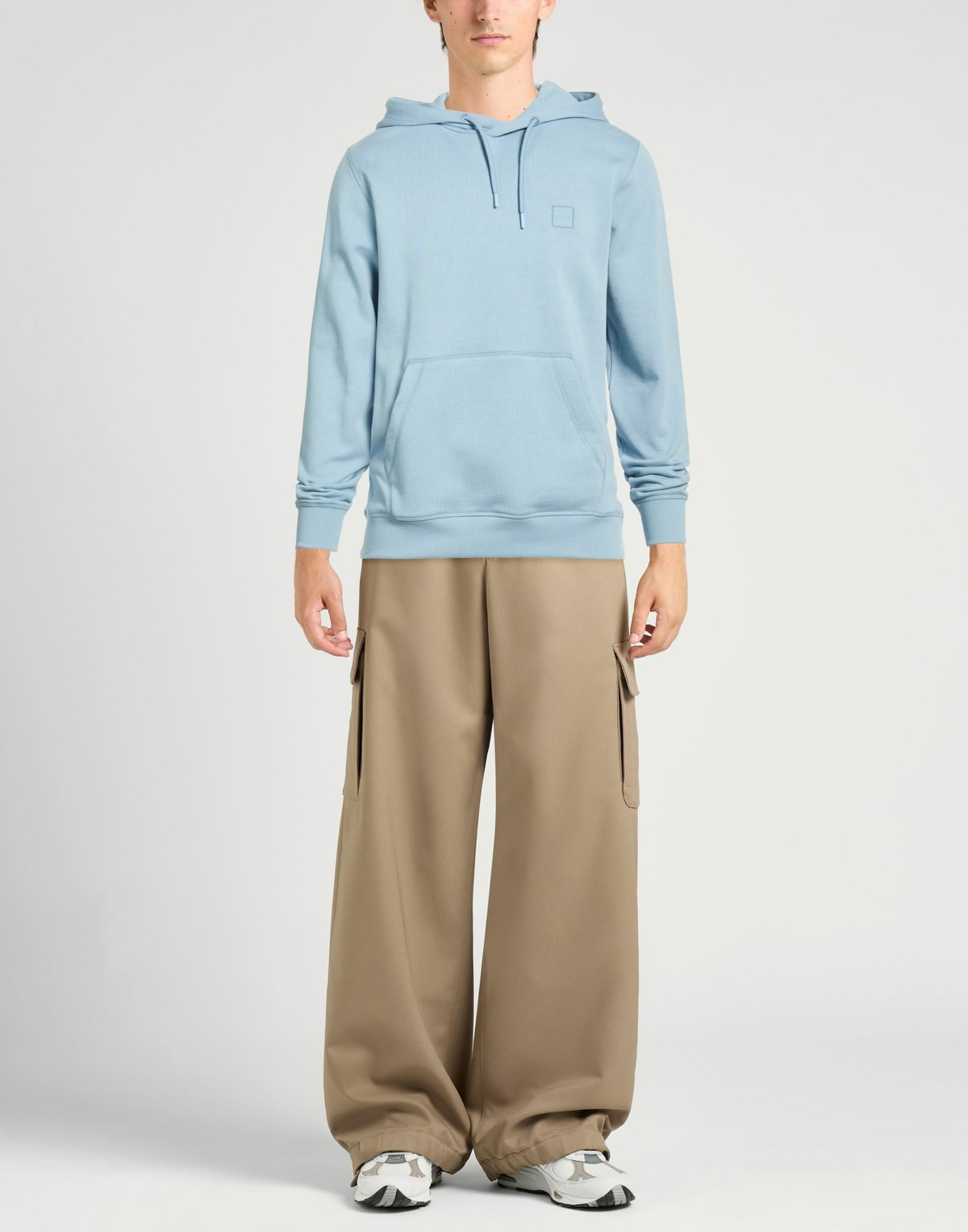 Boss Mens Sweatshirt Light in Blue