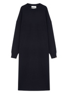 Extreme Cashmere N°106 Weird Short Cashmere-blend Dress - Navy - One Size