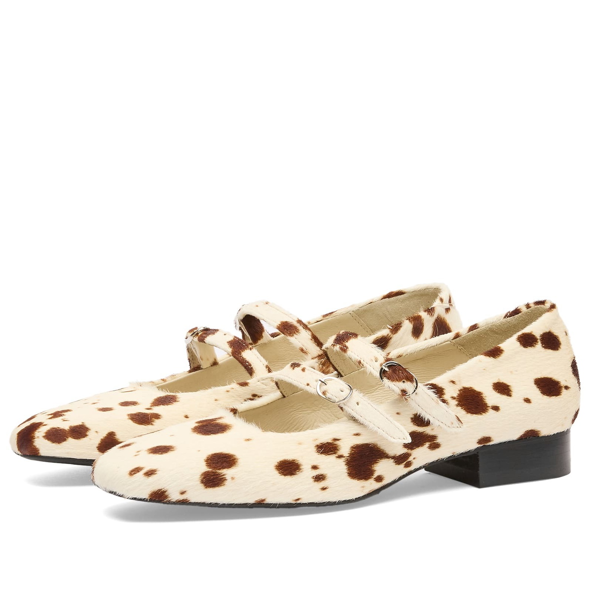 Duke + Dexter Women's Mary Jane Shoe in Brown Cow