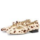 Duke + Dexter Women's Mary Jane Shoe in Brown Cow