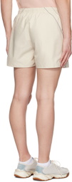 John Elliott Beige Paneled Shorts