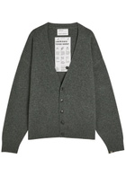 Extreme Cashmere N°459 Jonah V-neck Cashmere-blend Cardigan - Dark Grey - One Size