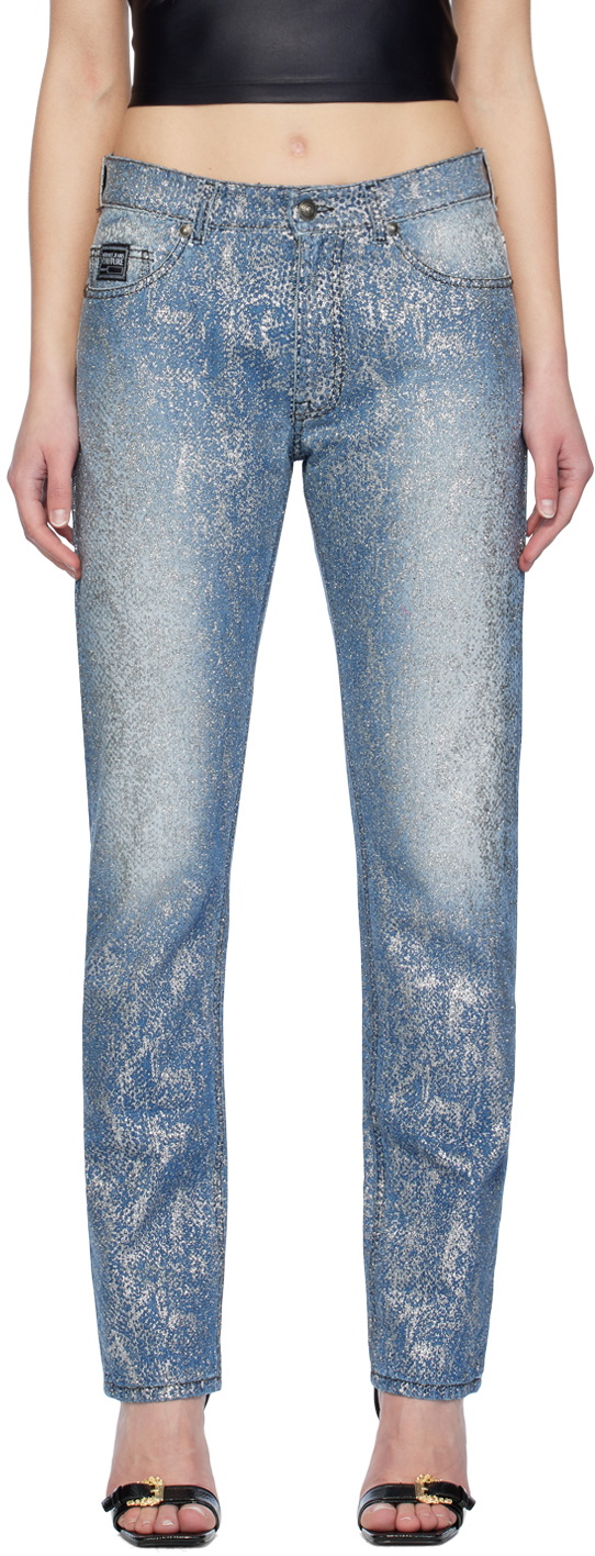 【関税＆送料込み】Versace Tailored Blue Cotton Jeans 22029678_53263148_1000.jpg
