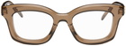 LOEWE Brown Square Glasses