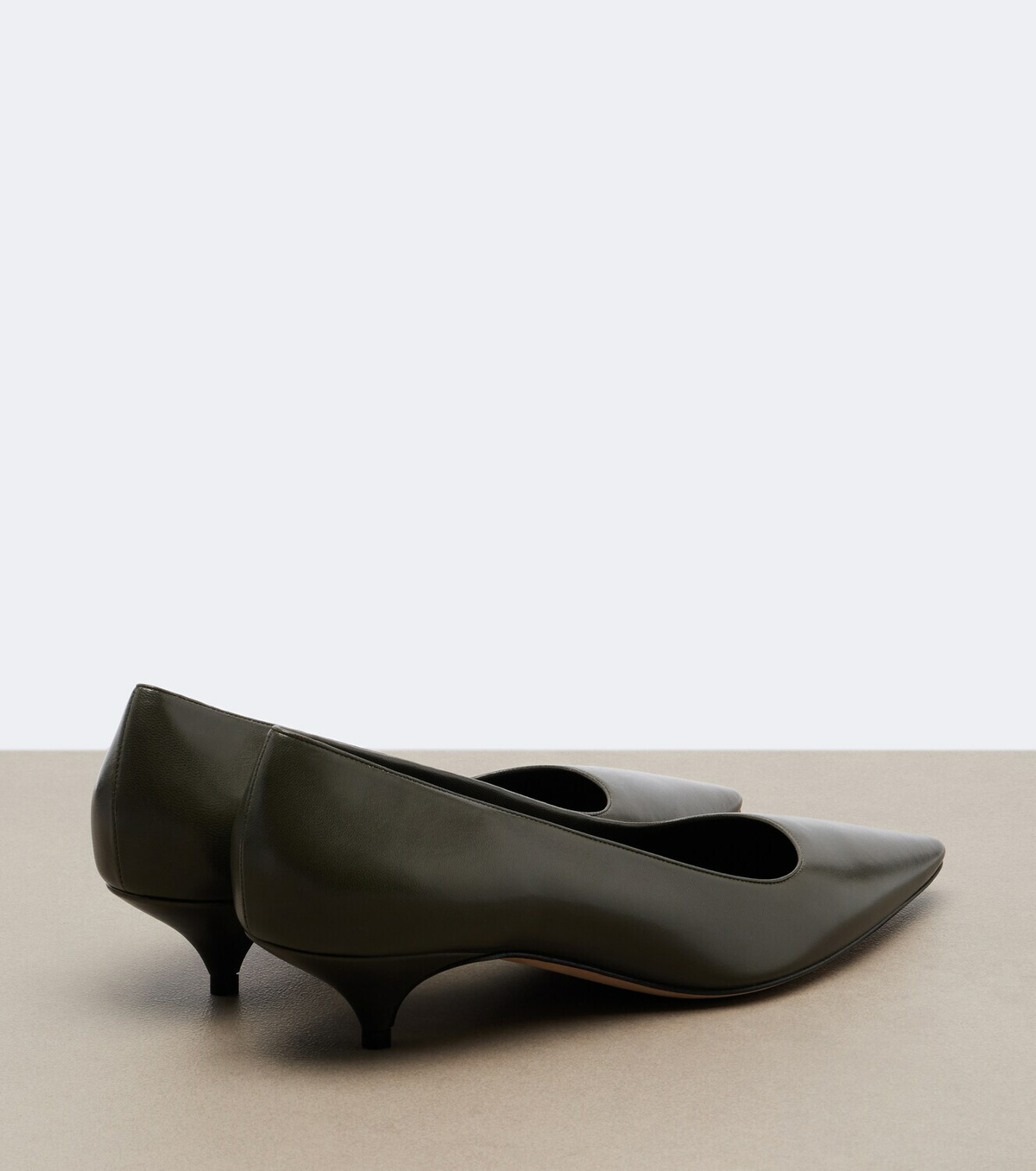 The Row Liisa leather pumps
