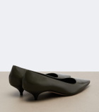 The Row Liisa leather pumps