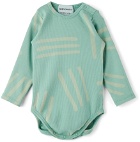 Bobo Choses Baby Blue Scratch All Over Bodysuit