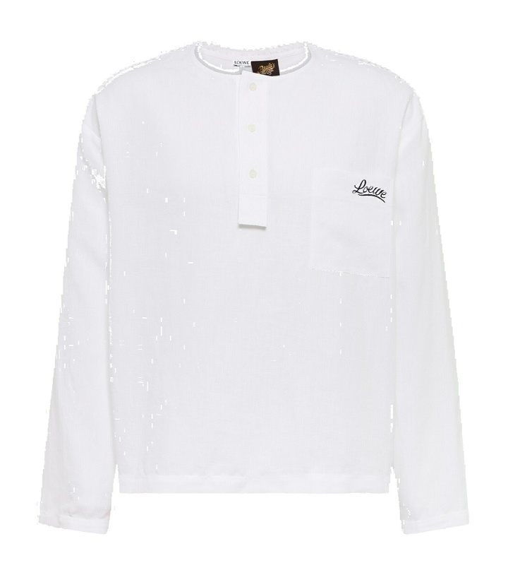 Photo: Loewe - Paula's Ibiza long-sleeved linen shirt