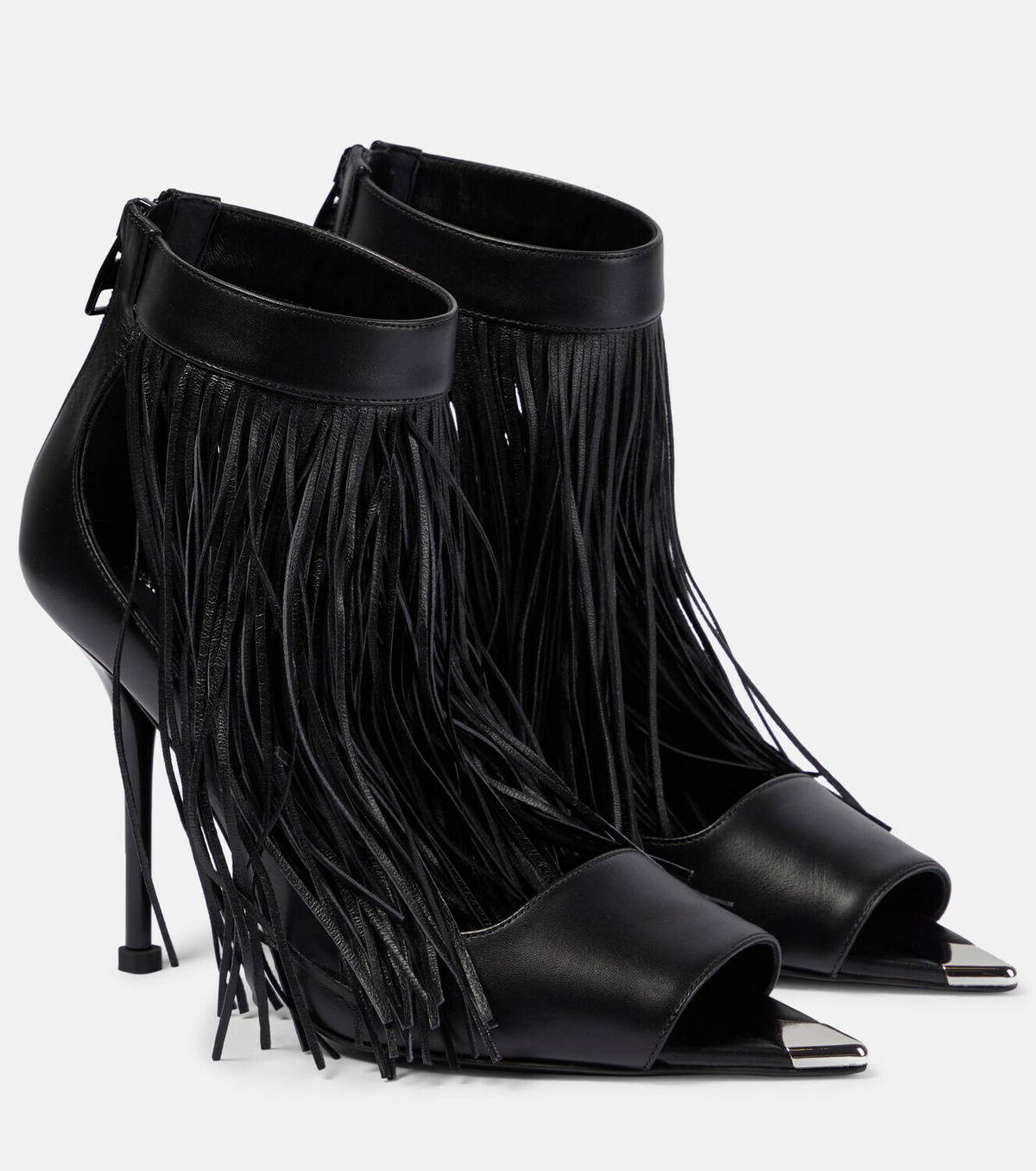 Alexander mcqueen hot sale fringe sandals