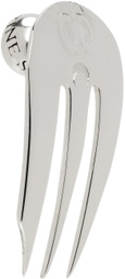 Marine Serre Silver Regenerated Fork Single Earring