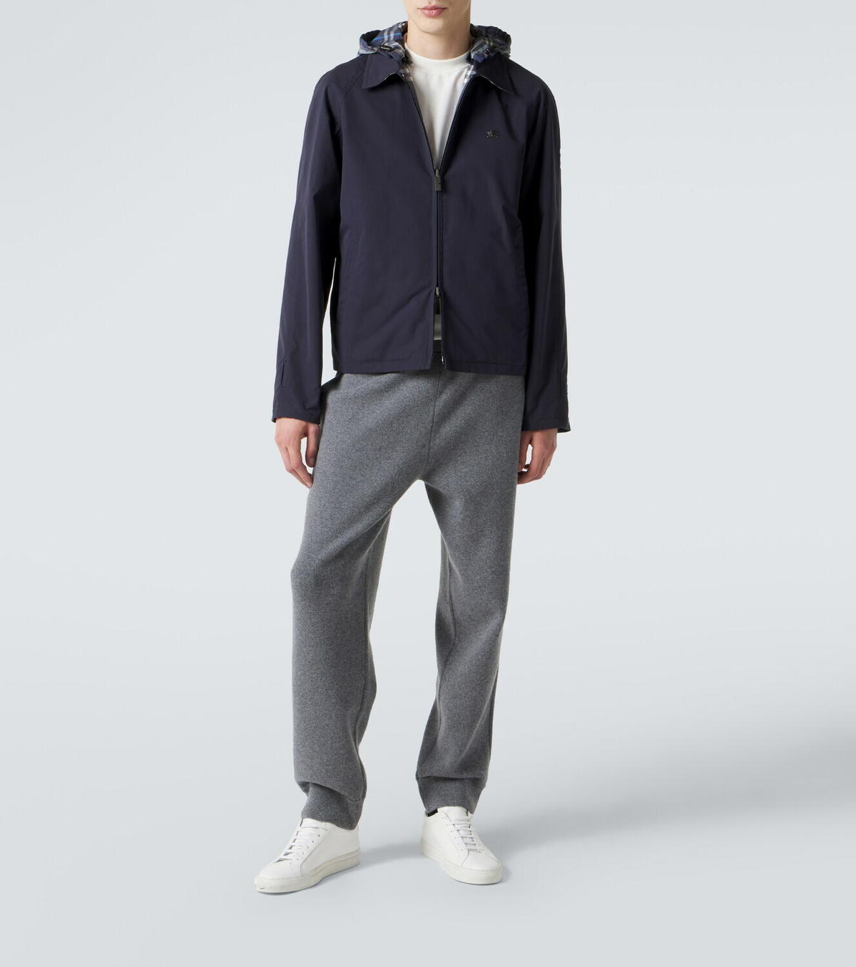 Burberry Cashmere-blend straight sweatpants