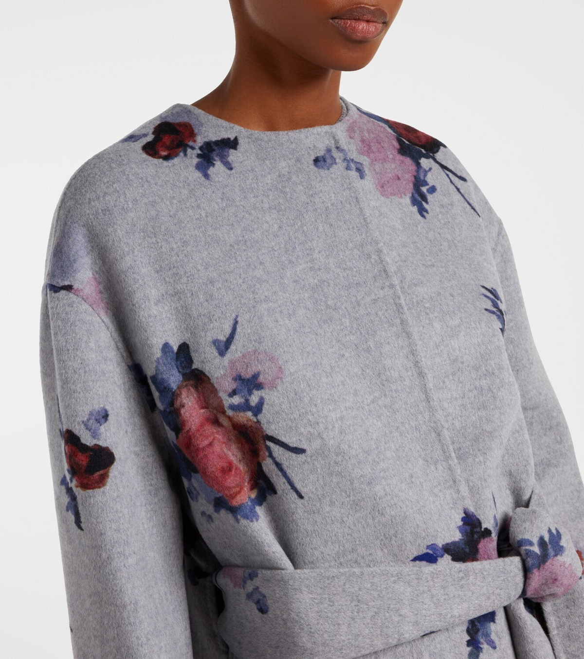 Erdem Floral wool coat