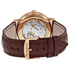 Blancpain Villeret Silver Dial 18kt Rose Gold Brown Leather Mens Watch 6606-3642-55B