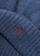 Polo Ralph Lauren Logo-embroidered Wool Beanie - Blue - One Size