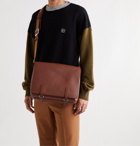 LOEWE - Military Full-Grain Leather Messenger Bag - Brown