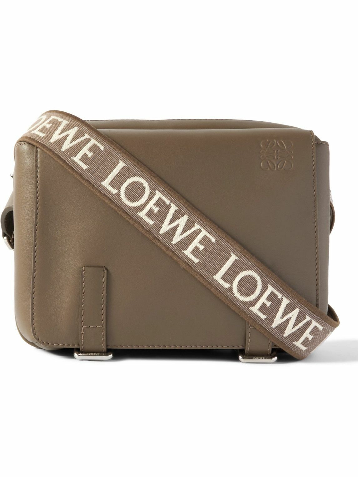Loewe - Military Leather Messenger Bag Loewe