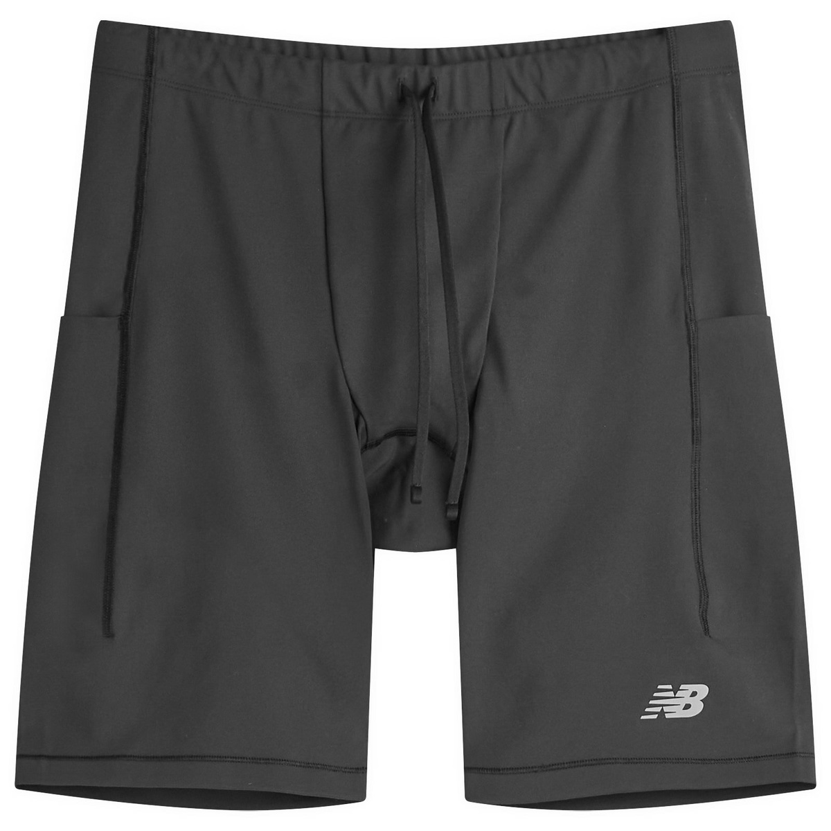 New Balance NB Sleek Pocket Half Tight 9" in Black