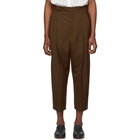 Haider Ackermann Brown Wool Classic Calder Trousers