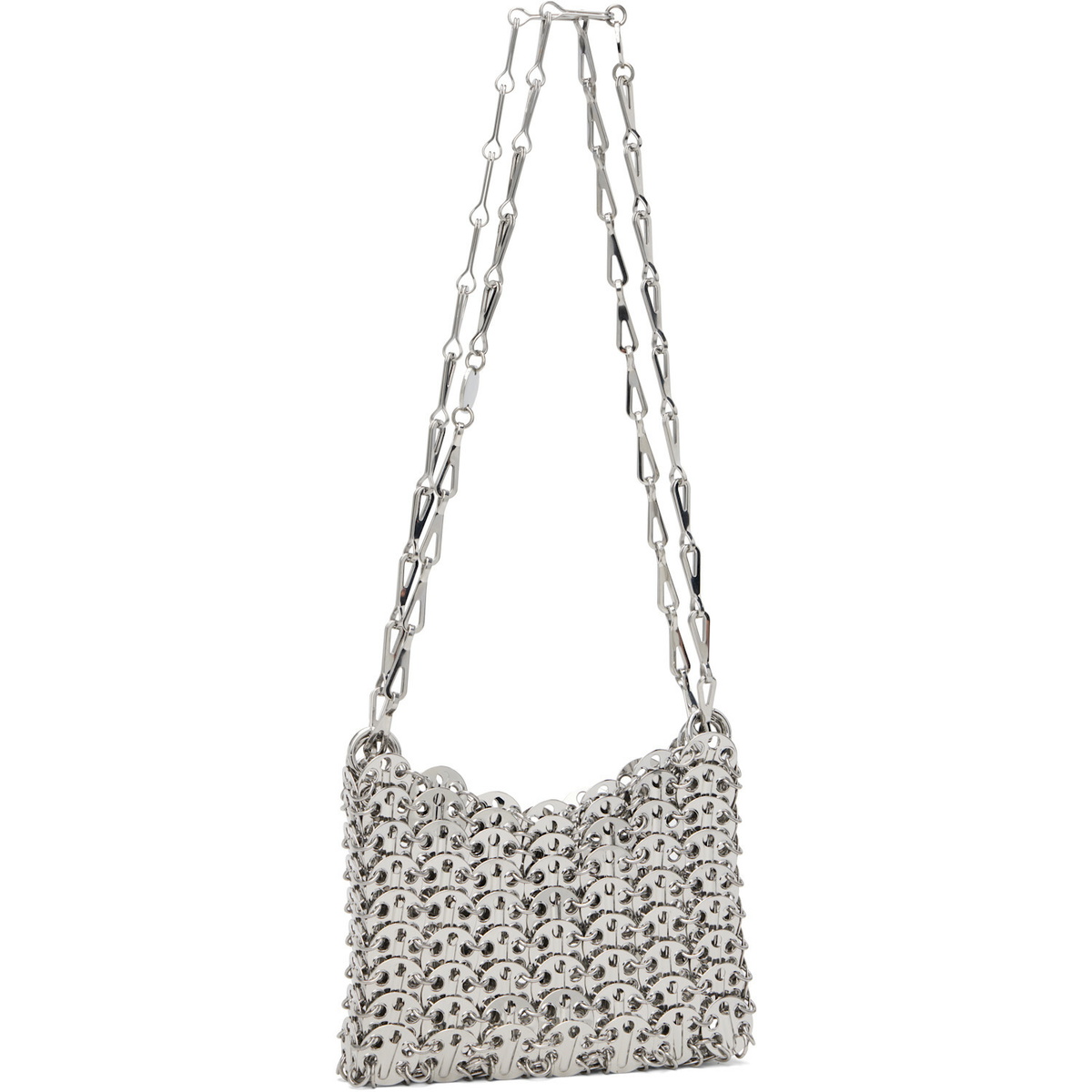 Rabanne Silver 1969 Nano Bag