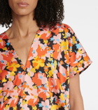 Plan C - Floral twill top