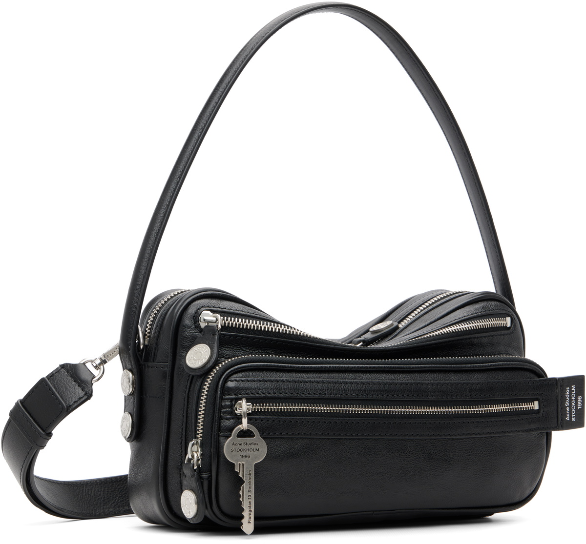 Acne Studios Black Camero Party Shoulder Bag