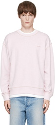 AMI Paris Pink 'Ami Paris' Logo Sweatshirt