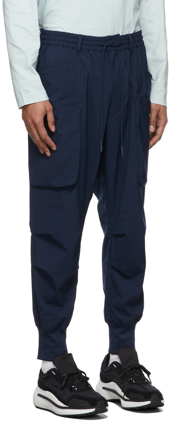 Y-3 Navy Ripstop Utility Cargo Pants Y-3