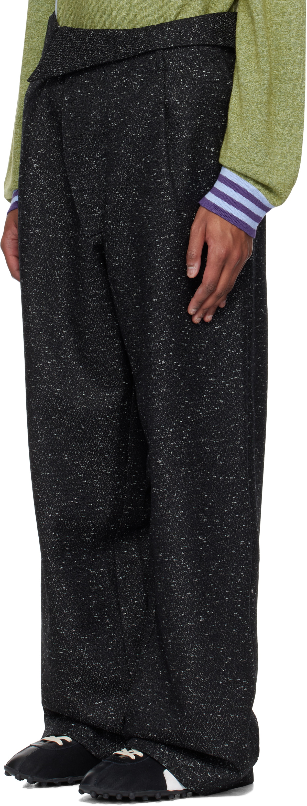 Kiko Kostadinov Black Navin Wide Trousers Kiko Kostadinov