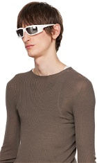 Rick Owens White Rick Sunglasses