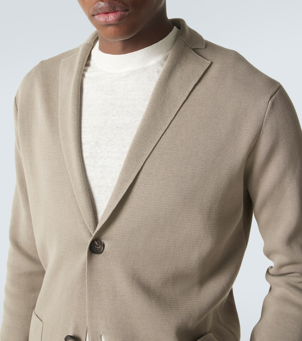 Thom Sweeney Cotton crêpe blazer